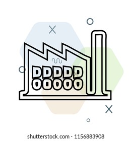 Factory icon vector can be used as png, Factory