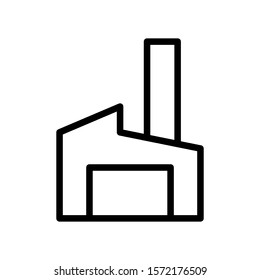 Factory Icon Vector Design Illustration