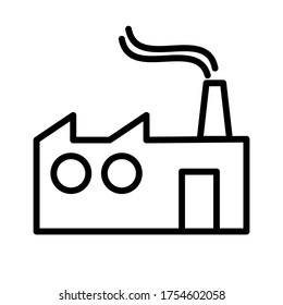 Factory icon vector design template