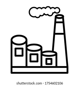 Factory icon vector design template