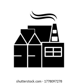 Factory icon vector design template