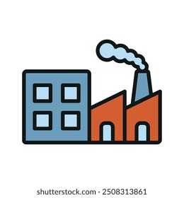 Factory icon vector design templates simple and modern concept graphic