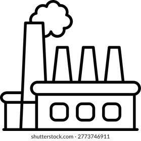 Factory Icon Vector Element line icon design vector icons