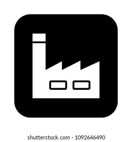 Factory icon. Vector illustration