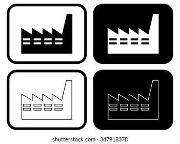 Factory icon . Vector illustration