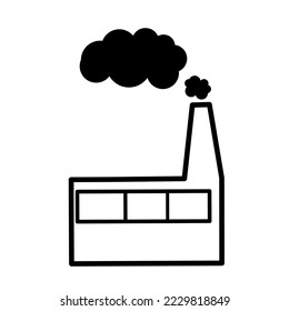 diseño de ilustración de vector de icono de fábrica