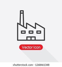 Factory Icon Vector Illustration Eps10