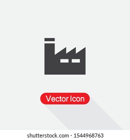 Factory Icon Vector Illustration Eps10
