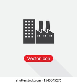 Factory Icon Vector Illustration Eps10