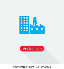 Factory Icon Vector Illustration Eps10