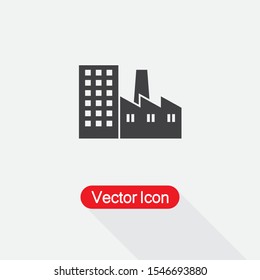 Factory Icon Vector Illustration Eps10