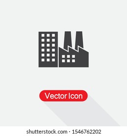 Factory Icon Vector Illustration Eps10