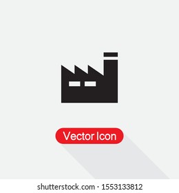 Factory Icon Vector Illustration Eps10