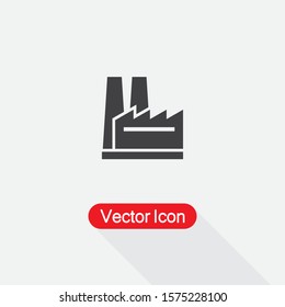 Factory Icon Vector Illustration Eps10