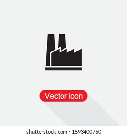 Factory Icon Vector Illustration Eps10