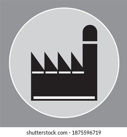 Factory Icon Vector Illustration Eps10