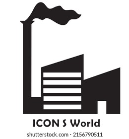 Factory icon. Vector illustration eps10.