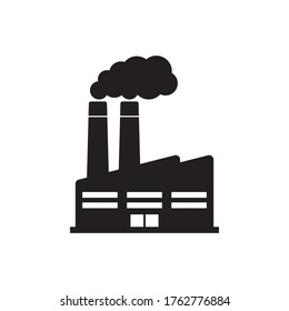 Icono de fábrica. Icono vectorial de la industria.