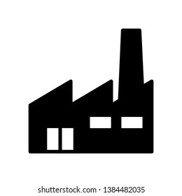 Factory Icon Vector Illustration Logo Template