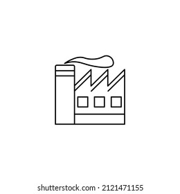 Factory icon vector illustration logo template factory, industrial icon vector template