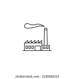 Factory icon vector illustration logo template factory, industrial icon vector template