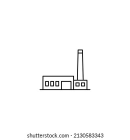 Factory icon vector illustration logo template factory, industrial icon vector template