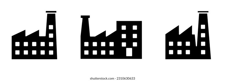 Factory icon vector illustration. Stock vector.