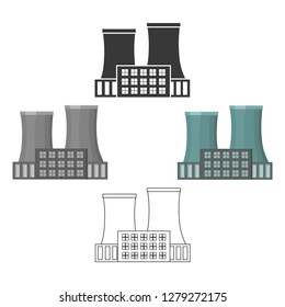 Factory icon of vector illustration for web and mobile