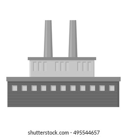Factory icon of vector illustration for web and mobile