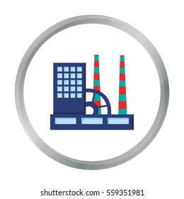 Factory icon of vector illustration for web and mobile