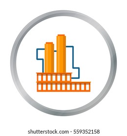 Factory icon of vector illustration for web and mobile