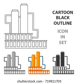 Factory icon of vector illustration for web and mobile