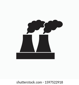 factory icon vector sign symbol isolated