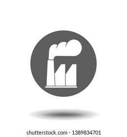 Factory icon. Vector symbol stock illustration web.