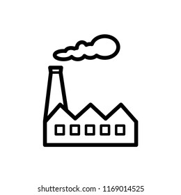 factory icon vector template