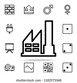 factory icon. web icons universal set for web and mobile