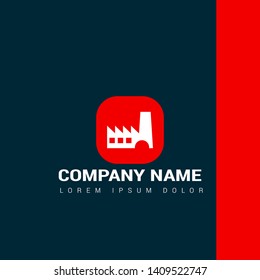 factory icon,logo isolated. modern flat design.