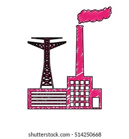 factory industrial icon image 