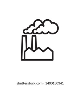 factory, industrial icon, symbol template 