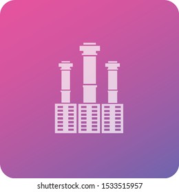 Factory industrial icon vector design