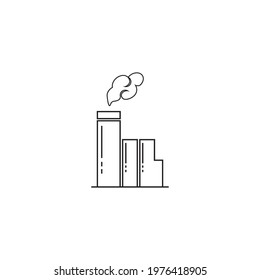 factory, industrial icon vector ,illustration design template.
