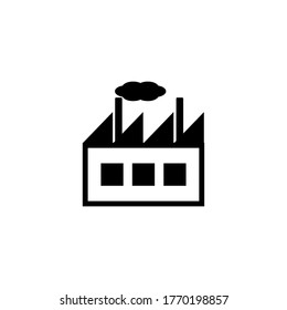 Factory industrial icon. Vector signs