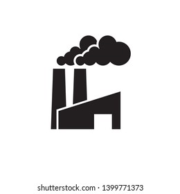 factory, industrial icon vector template - Shutterstock ID 1399771373
