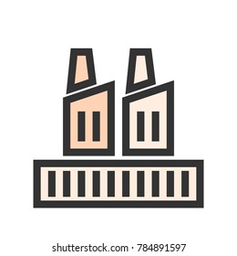 Factory, industry, building