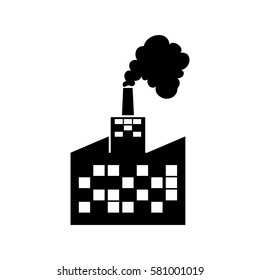 Factory or industry building symbol icon vector illustration graphic design