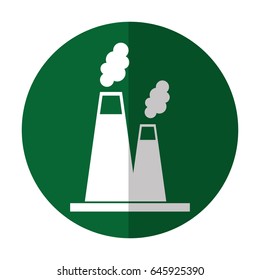 factory industry chimney icon