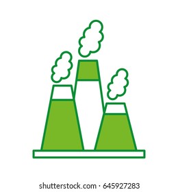 factory industry chimney icon