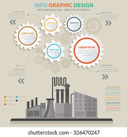 Factory, industry design,info graphic concept,vector