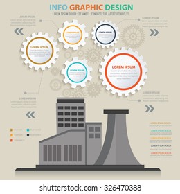Factory, industry design,info graphic concept,vector