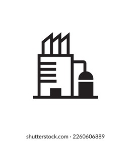 factory industry icon , refinery icon